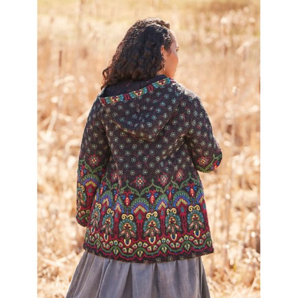 April Cornell Sasha Quilted Jacket Size XS - Picture 2 of 11